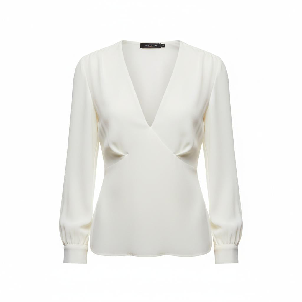 Classic V-Neck Blouse