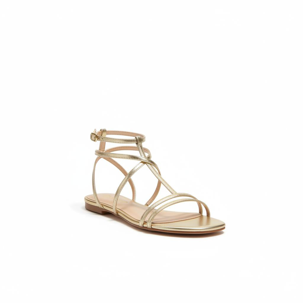 Strappy Flat Sandals