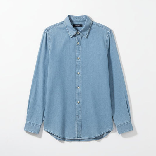 Button-Up Chambray Shirt