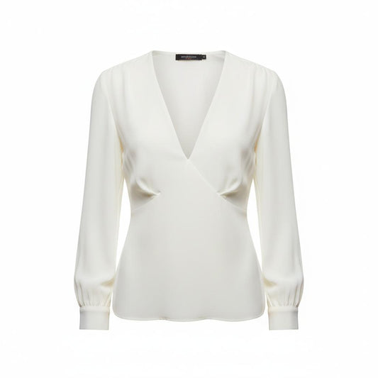 Classic V-Neck Blouse