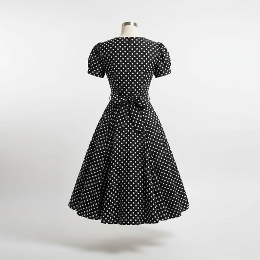 Polka Dot Swing Dress