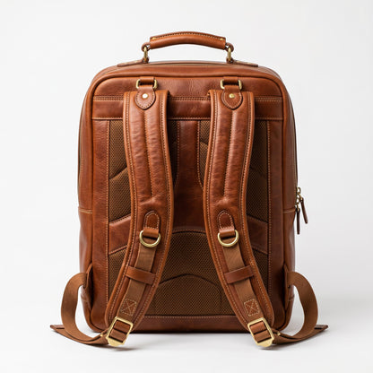 Handcrafted Italian Leather Backpack
