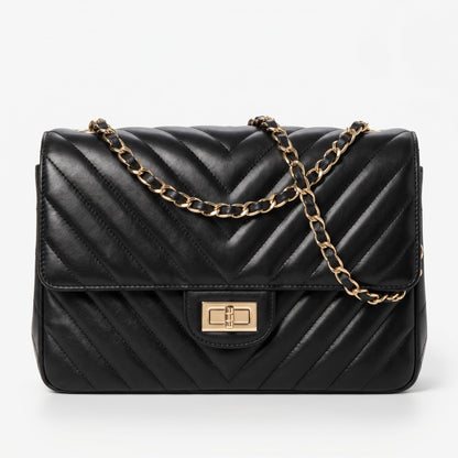 Heritage Quilted Chain Shoulder Bag
