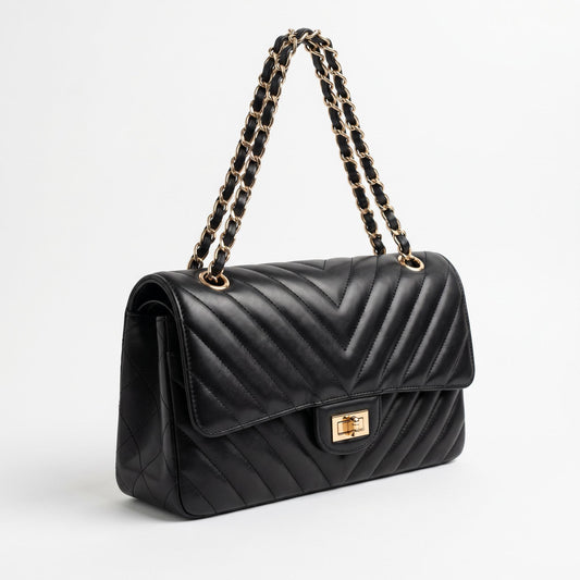 Heritage Quilted Chain Shoulder Bag