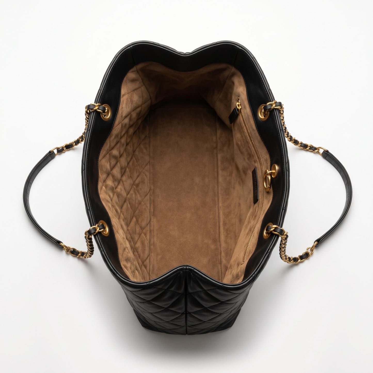 Oversized Quilted Leather Shopper