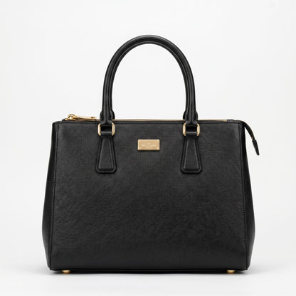 Saffiano Leather Structured Tote
